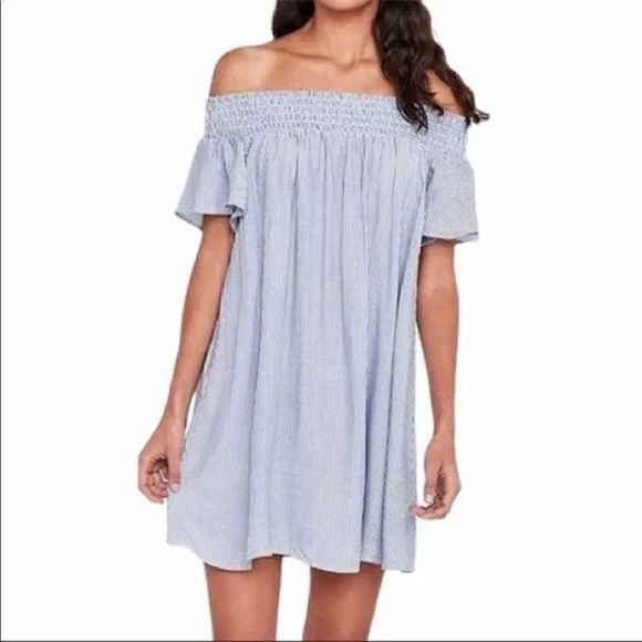 Urban Outfitters Cooperative Off the Shoulder Flowy Dress - Picture 1 of 3